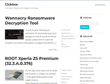 Tablet Screenshot of cicklow.com